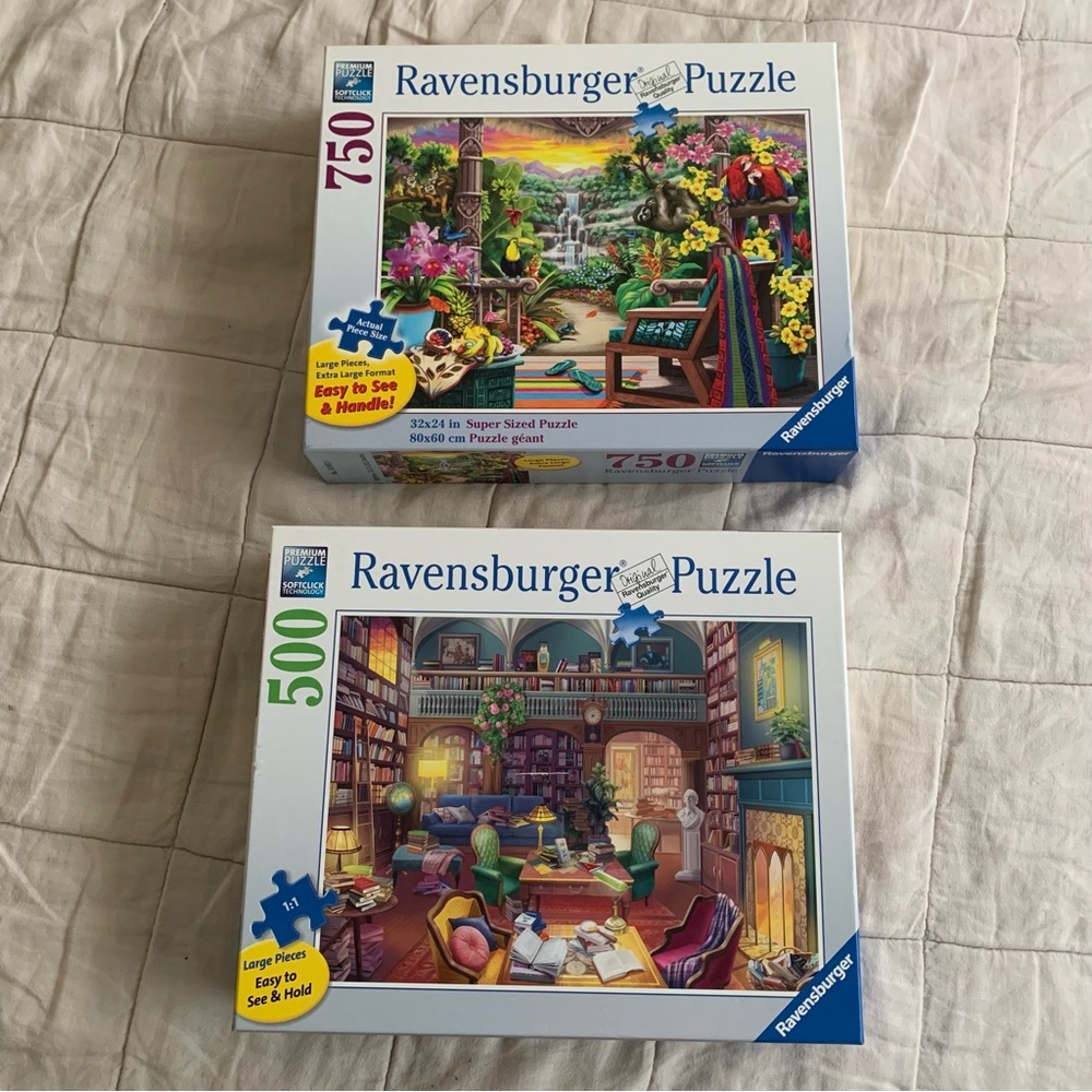 Ravensburger Puzzle Set X 2 - Vibrant Multi-Color